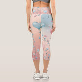 Liebe Floats Capri Leggings (Rückseite)