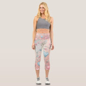 Liebe Floats Capri Leggings (Vorderseite)