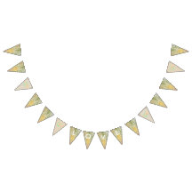 LIEBE Floral Rustic Wood Wedding Flag Banner