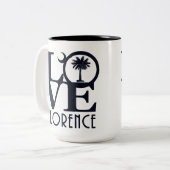 LIEBE Florence SC 15oz Kaffee Tasse (Vorderseite Links)