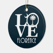 LIEBE Florence South Carolina Keramik Ornament (Links)