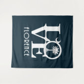LIEBE Florenz, South Carolina Wandteppich (Vorderseite (Horizontal))