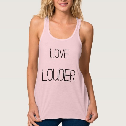 Liebe flowy Behälter lauteren Grunge Tank Top (Vorderseite)