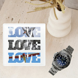 LIEBE, Flugzeug, Luftfahrt, Wohngestaltung, Glasuntersetzer