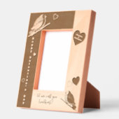 Liebe Flüstern der Wälder, Valentiniervögel Geätzte Rahmen (Links)