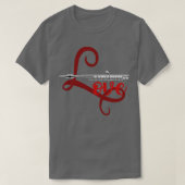 Liebe Flutist T-Shirt (Design vorne)