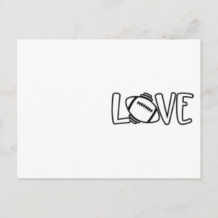 Liebe Football Coaches Postkarte
