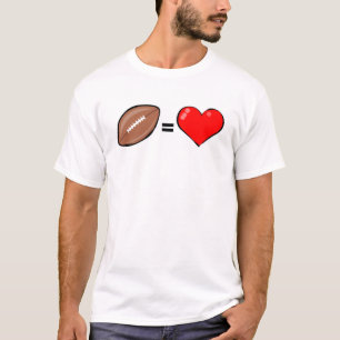 Liebe Football T-Shirt