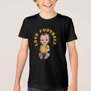 Liebe Football T - Shirt Baby Bodysuit