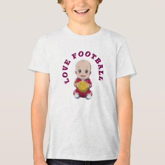 Liebe Football T - Shirt Baby Bodysuit