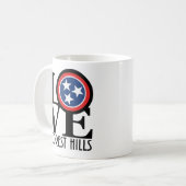 LIEBE Forest Hills 11oz Kaffeetasse (Vorderseite Links)