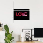 Liebe Forever Art Print Poster (Heimbüro)