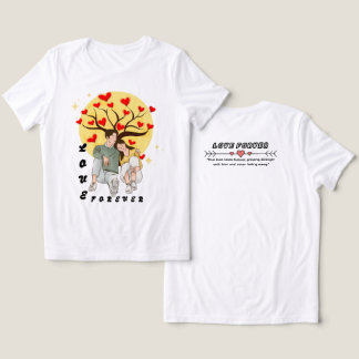 Liebe Forever Couple T - Shirt | Romantischer Herz