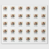 Liebe Forever LGbtq Paar Stolz hinzufügen Fotoname Geschenkpapier (Flach)