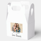 Liebe Forever LGbtq Paar Stolz hinzufügen Fotoname Geschenkschachtel (Geöffnet)