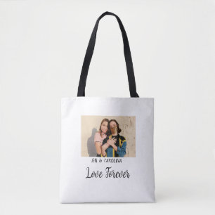 Liebe Forever LGbtq Paar Stolz hinzufügen Fotoname Tasche