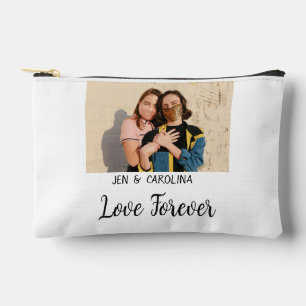 Liebe Forever LGbtq Paar Stolz hinzufügen Fotoname Zubehörtasche