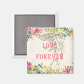 Liebe Forever Magnet (Vorderseite/Rückseite)