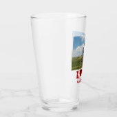 Liebe Forever Red Heart Custom Foto Glas (Rechts)