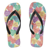 Liebe-Form-Hintergrund Badesandalen (Fußbett)