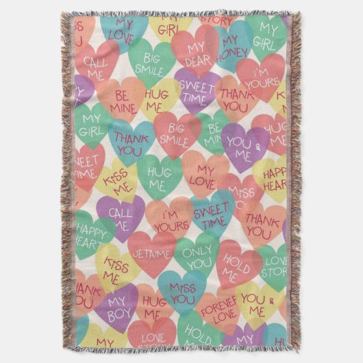 Liebe-Form-Hintergrund Decke (Vorderseite Vertikal)