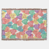 Liebe-Form-Hintergrund Decke (Vorderseite)