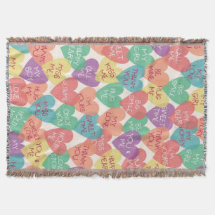 Liebe-Form-Hintergrund Decke