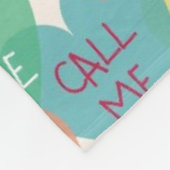 Liebe-Form-Hintergrund Fleecedecke (Ecke)