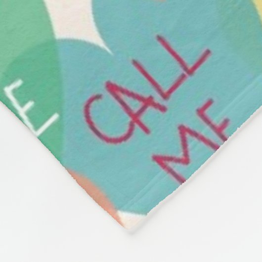 Liebe-Form-Hintergrund Fleecedecke (Ecke)