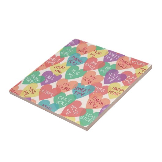 Liebe-Form-Hintergrund Fliese (Seite)