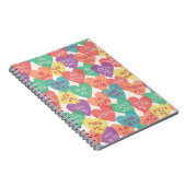 Liebe-Form-Hintergrund Notizblock (Rechte Seite)