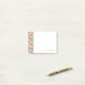 Liebe-Form-Hintergrund Post-it Klebezettel (Auf Schreibtisch)
