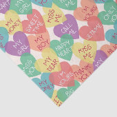 Liebe-Form-Hintergrund Seidenpapier (Ausschnitt)