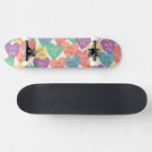 Liebe-Form-Hintergrund Skateboard (Horizontal)