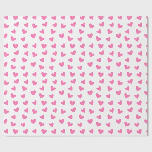 Liebe Form Valentine Geschenkwrapper Geschenkpapier (Flach)