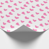 Liebe Form Valentine Geschenkwrapper Geschenkpapier (Ecke)