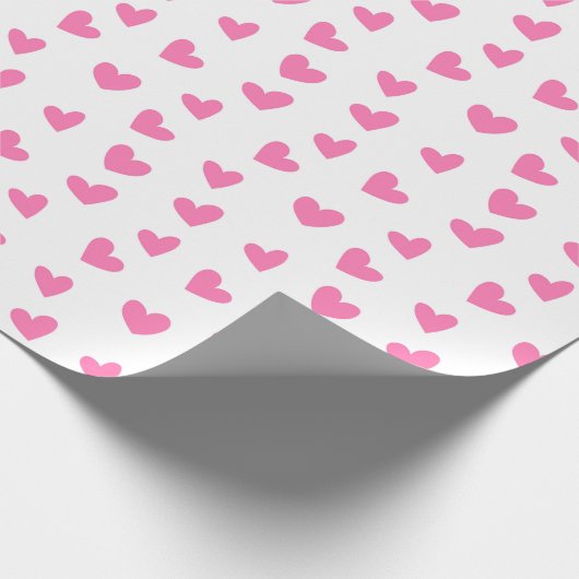 Liebe Form Valentine Geschenkwrapper Geschenkpapier (Ecke)