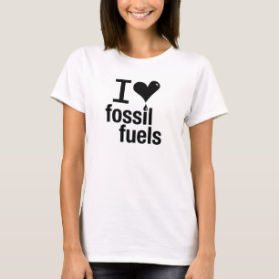 Liebe-Fossilienbrennstoff-T - Shirt I der Damen