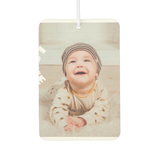 Liebe Foto Autolufterfrischer (Vorderseite)