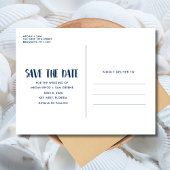 Liebe Foto Beach Hochzeit Save the Date Ankündigungspostkarte