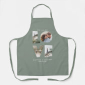 Liebe Foto Collage moderne personalisierte Weise g Schürze (Vorderseite)