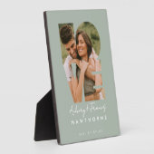 Liebe Foto Einfach Modernes Personalisiertes Gesch Fotoplatte (Seite)