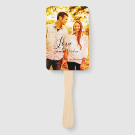 Liebe Foto fügen Sie Name est. Ehepaar Fächer