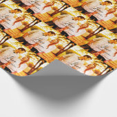 Liebe Foto fügen Sie Name est. Ehepaar Geschenkpapier (Ecke)