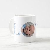Liebe Foto Geschenk für den Muttertag Kaffeetasse (Vorderseite Links)