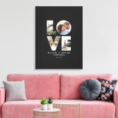 Liebe Foto Modernes personalisiertes Geschenk Schw Leinwanddruck (Insitu (Wohnzimmer))
