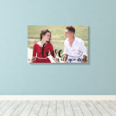 Liebe Foto Overlay | Erstellen Sie Ihr eigenes ben Leinwanddruck (Insitu (Holzboden))