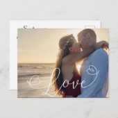 Liebe Foto Postkarte (Vorne/Hinten)