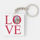 Liebe Foto Schlüsselanhänger (Rückseite)