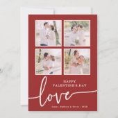 Liebe Foto Valentinstag Karte (Vorderseite)